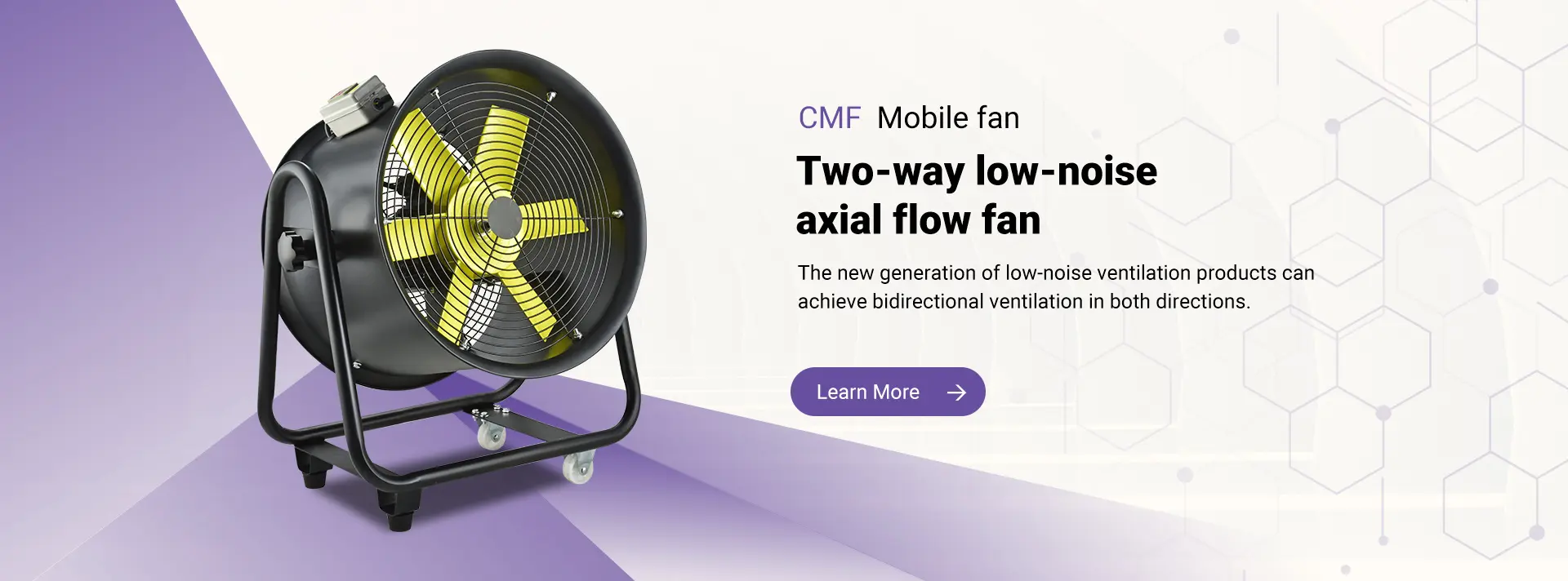 Two-way low-noiser axial flow fan